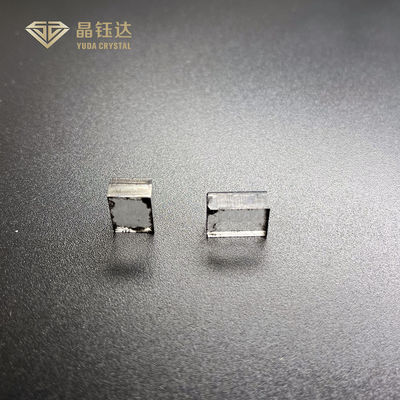 Couleur rectangulaire 8,0 de GHI 9,0 diamants bruts de CVD de carat pour l'anneau d'Enagement