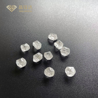 Carat synthétique du carat 7 du carat 6,5 du diamant brut 6 de SI1 SI2 HPHT