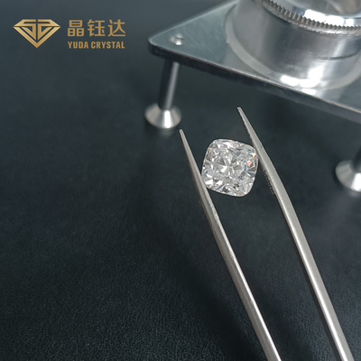 La fantaisie blanche de couleur a coupé les diamants lâches développés par laboratoire 5.0ct pour des bijoux