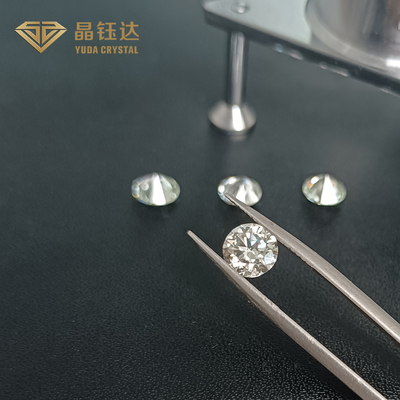Diamants coupés de fantaisie polonais de laboratoire autour de couleur blanche brillante pour des bijoux