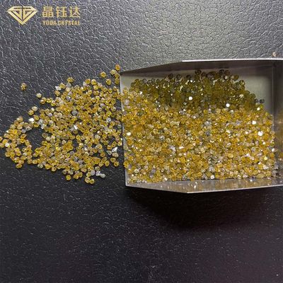 1.0mm aux diamants monocristallins de 4.0mm HPHT jaunissent la haute température à haute pression