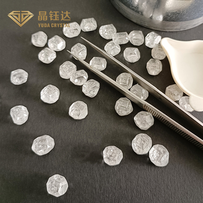 Rugueux blanc diamants développés petit par laboratoire Hpht Diamond For Jewelry Making non coupé