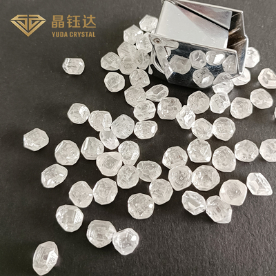 Diamants bruts de 4carat cultivés par diamants développés par laboratoire non coupé cru HPHT pour le polonais