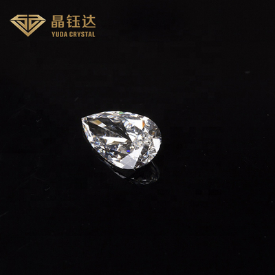 VVS CONTRE la couleur Diamond Pear Cut Diamond lâche blanc développé par laboratoire de la clarté DEF