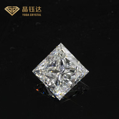Lâche blanc les diamants développés plein par laboratoire aiment la coupe pour l'anneau