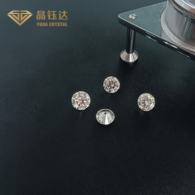 Diamants coupés de fantaisie polonais de laboratoire autour de couleur blanche brillante pour des bijoux