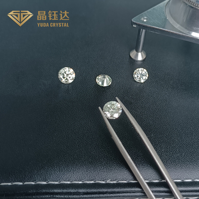 Diamants coupés de fantaisie polonais de laboratoire autour de couleur blanche brillante pour des bijoux