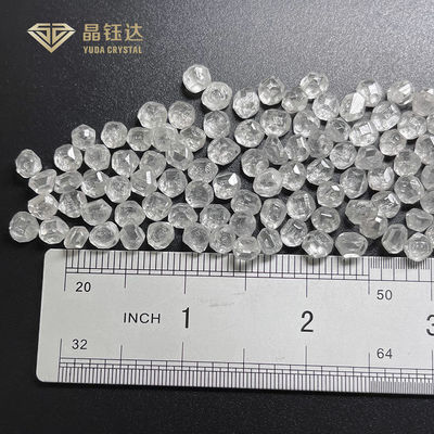 100% réel et dureté 10 Mohs 1 carats HPHT Lab fait diamant blanc brut Lab