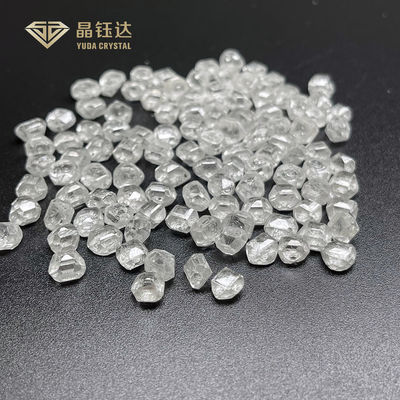 1.0 - 1,5 carats HTHP Diamants bruts cultivés en laboratoire Diamants bruts non coupés Blanc HPHT Diamants bruts Pour la fabrication d'anneaux de diamants en laboratoire