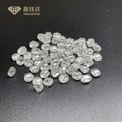 Diamants fabriqués en laboratoire HPHT Diamants cultivés en laboratoire Blanc Diamants synthétiques bruts