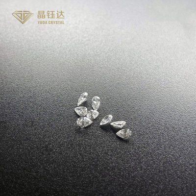 DEF VS SI HPHT Diamants de laboratoire découpés de fantaisie 0,4ct 0,2ct Diamants de poire cultivés en laboratoire