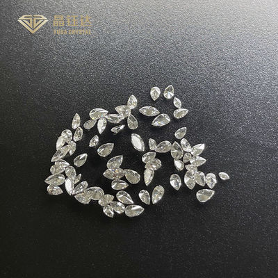 DEF VS SI HPHT Diamants de laboratoire découpés de fantaisie 0,4ct 0,2ct Diamants de poire cultivés en laboratoire