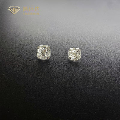 La fantaisie blanche de couleur a coupé les diamants lâches développés par laboratoire 5.0ct pour des bijoux