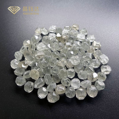 Diamants bruts jaunes verdâtres foncés de fantaisie de Brown 1 carat synthétique