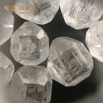 VVS VS Diamants cultivés en laboratoire DEF Couleur HPHT Diamants non polissés Diamants cultivés