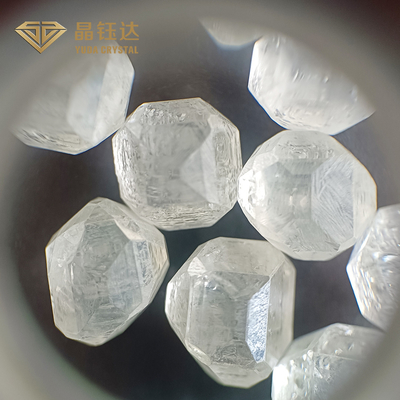 5 - 5,99 carats HPHT Diamant non coupé Cultivé en laboratoire HPHT Diamant brut pour polissage