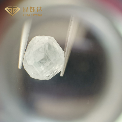 5 - 5,99 carats HPHT Diamant non coupé Cultivé en laboratoire HPHT Diamant brut pour polissage