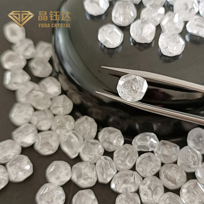 VVS VS Diamants cultivés en laboratoire DEF Couleur HPHT Diamants non polissés Diamants cultivés