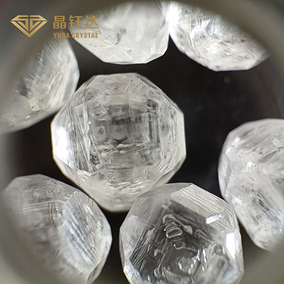 5 - 5,99 carats HPHT Diamant non coupé Cultivé en laboratoire HPHT Diamant brut pour polissage