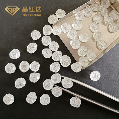 VVS VS Diamants cultivés en laboratoire DEF Couleur HPHT Diamants non polissés Diamants cultivés