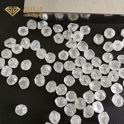Diamant E-F HPHT de laboratoire de carat du carat 2,5 de la couleur 2 de D pour des bijoux