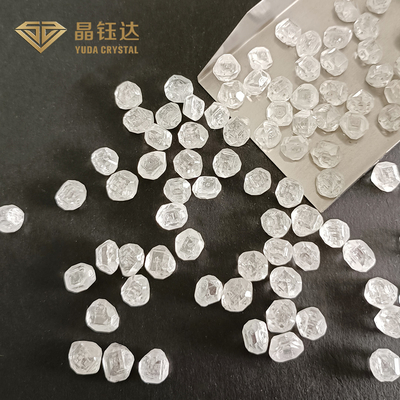 1 carat Blanc non taillé HPHT Diamants cultivés en laboratoire Diamants synthétiques