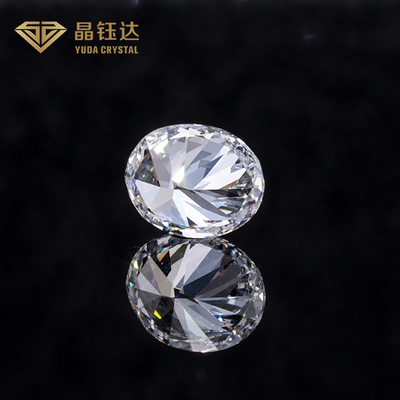 Coupe ovale brillante 3,0ct HPHT IGI certifié Diamants cultivés en laboratoire pour l'anneau de diamant